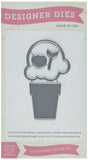 Echo Park Paper Company EPPDIE113 Ice Cream Cone Die Cut, Grey