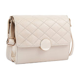 Adisa Women'S Girls Quilted Round Gold Sling Bag (Sl5149-Cre),Off White,,B0F2GPKFYG