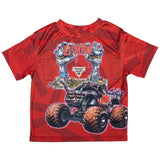 Monster Jam Zombie Little Boys graphic TShirt Zombie Red 6