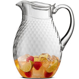 MosJos Acrylic Pitcher with Lid (72 oz), Lightweight, Shatterproof, BPA-Free Clear Pitcher, Ideal for Sangria, Lemonade, Water,