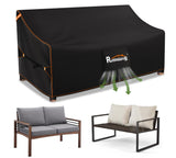 Rimwig Outdoor Sofa Covers Waterproof 5-Seater outdoor couch cover 420D Heavy Duty Patio Sofa Covers with rainproof windproof 88
