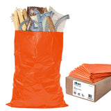 Plasticplace 42 Gallon Trash Bags 3.0 MilOrange Heavy Duty Contractor Trash Bags 33 x 48, 50 Count (Pack of 1)