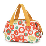 Smrcom Makeup Bag Cosmetic Bag For Women Girl Travel Makeup Bag Toilet Bag Zipper Organizer Bag Waterproof (Cotton orange)