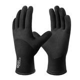 COOLJOB Winter Freezer Work Gloves for Men Women with Grip, Windproof Thermal Warm Fleece Lined, 3/4 Latex Coated for Heavy Duty