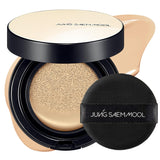 JUNG SAEM MOOL Essential Skin Nuder Cushion 19W Light 0.49 Fl Oz, No Refill, Natural Radiant Finish Cushion Foundation with Buil