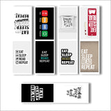 woopme Eat Sleep Read Bookmark Magnetic for Book Lovers Gift Magnetic Page Clips Students Readers Kids Folding Magnetic Bookmark