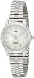Timex Womens T2M826 Essex Avenue SilverTone Stainless Steel Expansion Band Watch