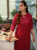 Libas Women'S Viscose Rayon Straight Kurtas (29346O_Red_L)