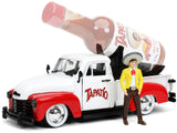 Jada Toys Tapatio 1:24 1953 Chevy Pick Up Diecast Car with 2.75 Charro Man Figure, Toys for Kids and Adults