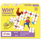 Chalk and Chuckles Why Connect- Logic & Language Game for Kids 6+, Families & Therapists | Critical Thinking, Picture Associatio