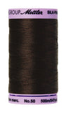 Mettler Silk Finish Cotton Thread, 547Yard, Very Dark Brown