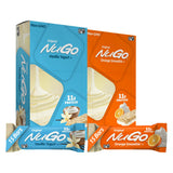 NuGo Original Variety, Vanilla Yogurt 15 bars & Orange Smoothie 15 bars, 11g Protein, Gluten Free, 30 Count