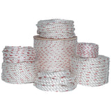 SGT KNOTS Twisted PolyDac/Combination Rope - Triple-Strand Twisted Design, Heavy-Duty, OSHA Approved 5/8 for Industrial Fall Pro