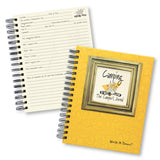 Write it Down series by Journals Unlimited, Guided Journal, Camping, The Camper's Journal, Full-size 7.5x 9, Yellow Hard Cover,