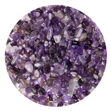 LAIDANLA Amethyst 400pcs Natural Chip Stone Beads 5-8mm Healing Crystal Irregular Gemstones Drilled DIY Loose Rocks Bead Crystal