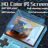 RegiisJoy 30000 Games in 1 Handheld Game Console R40S PRO 3.5 inch IPS Screen Mini Retro Console 3800mAh Portable Pocket Arcade 45 simulators 256G TF Card