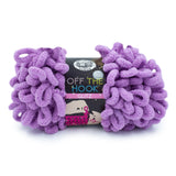 (1 Skein) Lion Brand Yarn Off The Hook Glitz No Needle Bulky Yarn, Lilac