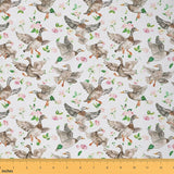 Feelyou Mallard Duck Fabric by The Yard Kids 1 Yard Kids Hunting and Fishing Upholstery Fabric for Chairs for Teens Boys Girls C