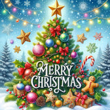 Rviocsed Christmas Diamond Painting Kits for Adults, 5D Christmas Tree Diamond Art for Adults Beginner, DIY Round Full Drill Dia