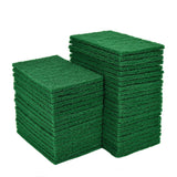 YoleShy 20 PCS Scouring Pad, Dish Scrubber Scouring Pads, 4.5 x 6 inch Green Reusable Household Scrub Pads for Dishes, Kitchen S