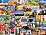 White Mountain Puzzles I Love California - 1000 Piece Jigsaw Puzzle
