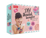 Handycrafts Diy Thread Bangles, Jewellery Making Kit, For The Young Accesory Designer, 6 Years +, Diy Bangles