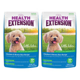 Health Extension Little Bites Dry Dog Food, Chicken & Brown Rice for Small Breeds, Supports Skin, Coat, Digestion & Immunity wit