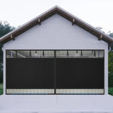 Privacy Garage Door Screen Blackout for 2 Car Garage-16x8FT Magnetic Garage Screen, 9.6LB Heavy Duty Thicker 265g/? Mesh, Hands