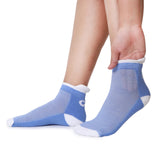 Xjarvis Mexico Women'S Ankle Socks - Half Terry Cushioned Sole Breathable Combed Cotton Odour-Free - For Running Gym Sports & Everyday Wear - Pack Of 3/6/9/12 (Blue Yellow Pink),Pack of 6,,B0CQ8K5976