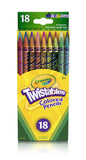 Crayola Twistable Colored Pencils, 18 Count (68-7418)