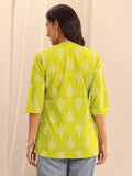 Libas Women'S Cotton Printed Straight Kurti (29716 Mustard Mustard M