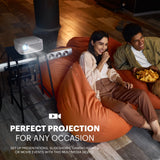 Kodak Flik X10 Full Hd Multimedia Projector | Mini Portable Compact Home Theater System With Remote Control, Native 1080P Video