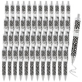 Yeaqee 48 Pcs Back to School Ballpoint Pens Bulk Retractable Composition Notebook Teacher Pens 1.0 mm Black Ink for First Day of