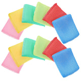 DEARMAMY 4pcs Kitchen Dishwashing Sponges NonScratch Scouring Pads with UltraFine Fiber for Hard Surfaces, OdorFree Sink and