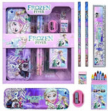 Eclet Princess 6in1 Stationery Kit for Girls | Cute Cartoon School Set with Pencil Box, Colour Pencils, Pencil, Eraser, Sharpe
