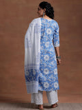 Libas Women'S Cotton Kurta Sets (35790H Blue M