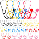 Hanaive 30 Pack Kids Stethoscope Toy Disposable Stethoscope Bulk Real Working Nursing Doctor Pretend Game Nurse Costume Accessor