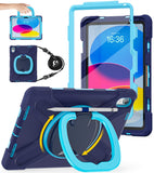 BATYUE Case for iPad (A16) 11th/10th Gen 11 ' '/10.9 ' ' 2025/2022 - Heavy Duty Shockproof Cover with 360 Rotating & 180 Folding