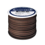 Silver Creek Leather Co Realeather Latigo Leather Lace for Crafts and Jewelry Making, 0.125 x 50, Dark Brown