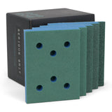 Serious Grit - 3 x 4 Foam Sanding Pads - P120-600 Assorted Finish Grit - 10mm Medium Density Foam - Hook & Loop Backing - Fits S