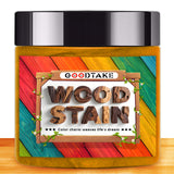 GOODTAKE Orange Wood Stain Powder, Wood Dye Stain Powder that Makes Vibrant Wood, Premium Fast Dry Dark Wood Stain Powder for Cr