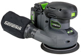 Genesis G20MAX Cordless Orbital Sander 20V 5 in. with Dust Bag, Sandpapers, Battery, and Charger (GLROS20B)
