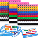Libima 318 Pcs Math Counting Cubes Building Cubes Set with Stem Cards Linking Cubes Counting Blocks Manipulatives Math Preschool