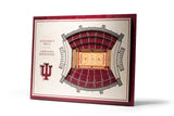 YouTheFan NCAA Indiana Hoosiers 5Layer StadiumView 3D Wall Art Assembly Hall, 13.00 x 17.00