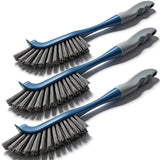SSINBOANGI 3 Pack Hard Bristle Scrub Brush Set, Cleaning Brush Designed for Cleaning Shower, Bathroom Faucets, Tile Grout, Sink