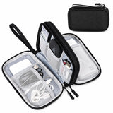Aamaty Tech Organizer Pouch For Men | Travel Cable Storage Bag For Charger, Usb Drive, Earphones, Power Bank, Hard Disk, Ssd, Pe