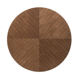 Cosmo Walnut Veneer Coffee Table With Black Metal Base