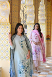 Anni Designer Women'S Cotton Blend Printed Straight Kurta With Pant & Dupatta (Durjan Blue-Nw_S_Blue_Small),Blue,S,,,