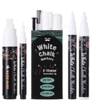 Mr. Pen- White Chalk Markers, 4 Pcs, Assorted Size, Liquid Chalk Pen for Chalkboards