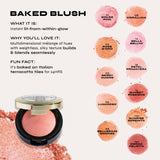 Milani Baked Blush - Berry Amore (0.12 Ounce) Cruelty-Free Powder Blush - Shape, Contour & Highlight Face for a Shimmery or Matt